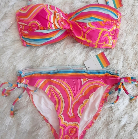 NWT Trina Turk 25th Anniversary Sunrise Bikini - Picture 3 of 13